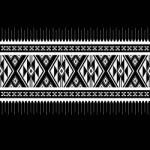 Geometric Ethnic Pattern  Design For Background Or Wallpaper Stock Photo