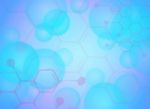 Molecular Background Stock Photo