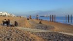 Brighton, East Sussex/uk - January 26 : View Of The Seafront In Stock Photo