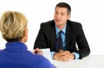 Business People In The Meeting Stock Photo