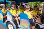 Primary Students Visit The Zoo, In The Jul 27, 2016. Bangkok Thailand Stock Photo