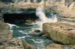 Tasmania Blowhole In Port Arthur Stock Photo