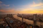 Bangkok Skyline Stock Photo