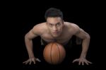 Asian Basketball Player Stock Photo