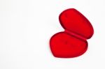 Heart Shape Red Box  Stock Photo