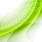 Green Curved Background Stock Photo