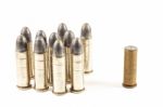 Think Different (group Of Bullets And Single Bullet Stock Photo