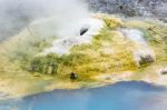 Norris Geyser Basin Stock Photo