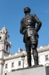 Statue Of Jan Christian Smuts In Parliament Square London Stock Photo