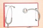 Stethoscope On Clipboard Stock Photo