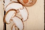 Shiitake Mushrooms Stock Photo