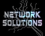 Network Solutions Shows Global Communications And Communicate Stock Photo