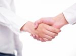 Handshaking Stock Photo