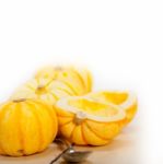 Fresh Yellow Pumpkin Stock Photo