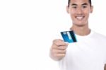 Its My New Debit Card! Stock Photo