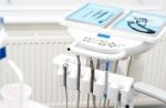 Special Equipment At Dental Office Stock Photo