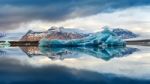 Ice Bergs In Jokulsarlon Glacial Lake, Iceland Stock Photo