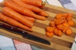 Bunch Of Carrots Stock Photo