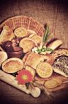 Assortment Of Bakery Products Stock Photo