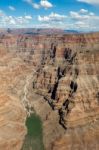 Aerial View Of The Grand Canyon Stock Photo