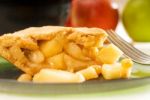 Fresh Homemade Apple Pie Stock Photo