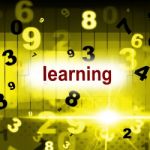 Learn Learning Represents School Develop And Educate Stock Photo