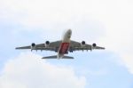 Bangkok Thailand - Sep12 : Big Passenger Plane Air Bus A 380 Of Stock Photo