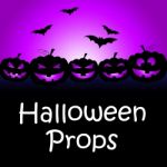 Halloween Props Shows Trick Or Treat And Accessories Stock Photo