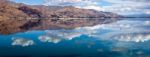 Lake Hawea Panorama Stock Photo