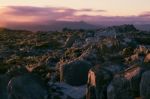 On Top Of Mount Wellington In Hobart, Tasmania During The Day Stock Photo