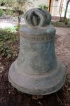 Malaga, Andalucia/spain - July 5 : Bell Outside The Cathedral In Stock Photo