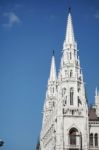 Hungarian Parliament Building In Budapest Stock Photo