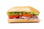 Sandwich With  Ham Stock Photo