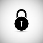 Lock Icon Stock Photo