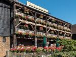 London, Uk - June 14 : The Dickens Inn At St Katherines Dock In Stock Photo