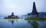 Pura Ulun Danu Bratan Temple Stock Photo