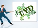 Lyd Currency Indicates Foreign Exchange And Coin Stock Photo