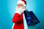 Lets Go Shopping With Santa This Christmas Stock Photo