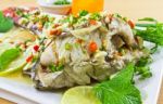 Steamed Fish Stock Photo