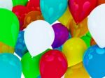 Colored Balloons Stock Photo