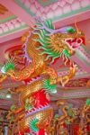 Dragon Chinese In Thailand Country Stock Photo