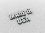 Made In USA Stock Photo