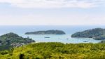 Landscape Andaman Sea And Koh Tapao Noi In Phuket, Thailand Stock Photo