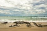 Waves And Beach At Snapper Rock, New South Wales Stock Photo