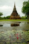 Old Temple Buddha Stock Photo