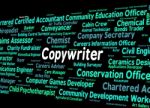 Copywriter Job Indicates Employment Copywriters And Recruitment Stock Photo