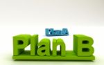 Options Plan A, Plan B Stock Photo