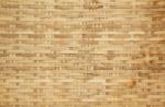 Bamboo Basket Weave Pattern Stock Photo