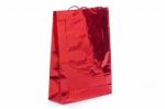 Red Shopping Bag Stock Photo