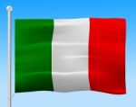 Italy Flag Means Italian Nationality And European Stock Photo